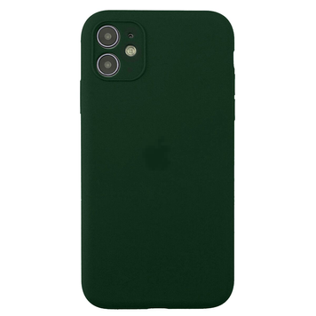 Чехол Silicone Case FULL CAMERA (для iPhone 11, Forest Green)