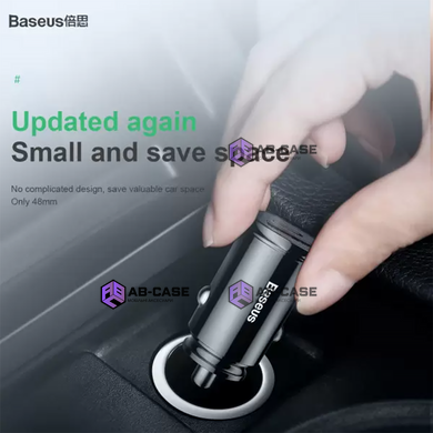 Автомобильное зарядное устройство Baseus 30W USB 5А + Type-C 5A Black