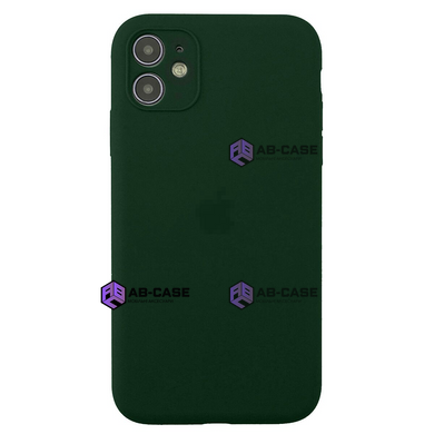 Чехол Silicone Case FULL CAMERA (для iPhone 11, Forest Green)