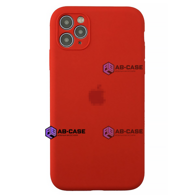 Чохол Silicone Case FULL CAMERA (на iPhone 11 Pro, Red)
