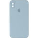 Чохол Silicone Case FULL CAMERA (square side) (на iPhone Xs Max) (Lilac)