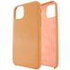Чехол для iPhone 11 Leather Case PU Golden Brown