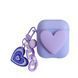 Чeхол Soft Heart для AirPods 1/2 - Light Purple