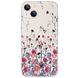 Чехол прозрачный Print Flowers для iPhone 13 Цветы Spring