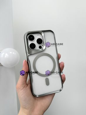 Чехол для iPhone 15 Pro Max Metallic Shell with MagSafe, Titanium Gray