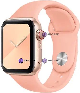 Силиконовый ремешок для Apple Watch (38mm, 40mm, 41mm, №62 Grapefruit, S)