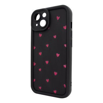 Чохол для iPhone 13 &ndash; Pretty Things "Little Hearts &ndash; Black"