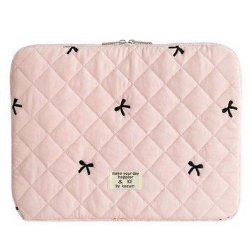 Чехол для ноутбука и MacBook (13"&ndash;14") Puffy Bows "Kazum" &ndash; Pink