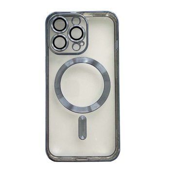 Чехол для iPhone 15 Pro Shining with MagSafe с защитными линзами на камеру Sky Blue