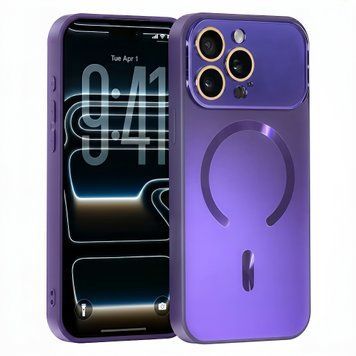 Чехол для iPhone 15 Pro Max : AG Optic Shield MagSafe &ndash; Purple