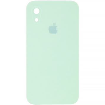 Чохол Silicone Case FULL CAMERA (square side) (на iPhone Xr) (Sky Blue)
