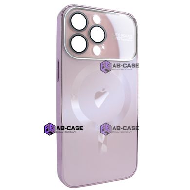 Чехол для iPhone 15 Pro Max матовый NEW PC Slim with MagSafe case с защитой камеры Pink
