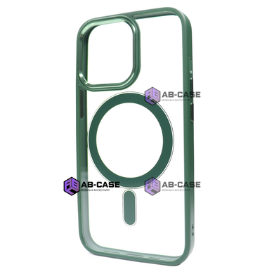 Чохол для iPhone 15 Pro : Crystal Guard with MagSafe &ndash; Dark Green