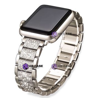 Ремінець Swarovski Steel Band на Apple Watch (38mm, 40mm, 41mm, 42mm Series 10 - Starlight)