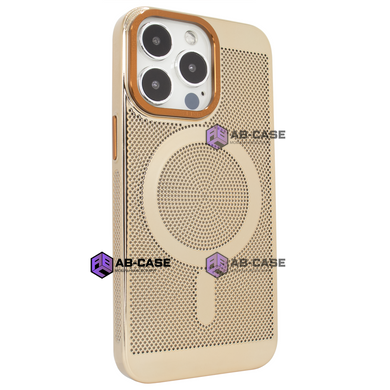 Чехол для iPhone 13 Pro Perforation Case with MagSafe Gold