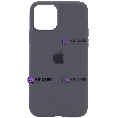 Чехол для iPhone 16 Plus Silicone Case FULL (№16 Charcoal Gray)