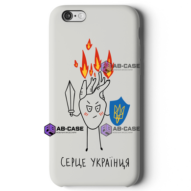 Чохол патріотичний Серце українця на iPhone 6 | 6s
