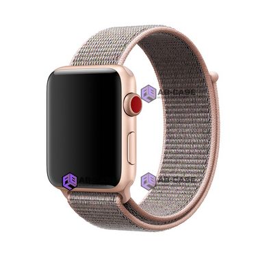 Ремешок для Apple Watch Nylon Loop нейлоновый (38mm, 40mm, 41mm, Pink Sand)