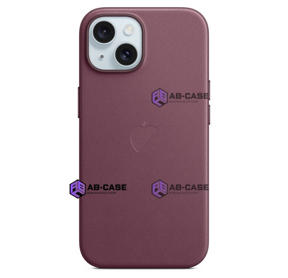 Чехол для iPhone 15 Plus FineWoven Case with MagSafe Mulberry