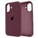 Чохол для iPhone 16 &ndash; Silicone Case Full (№73 Plum)