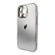 Чехол для iPhone 15 Pro Max : AG-PC Glass &ndash; Silver