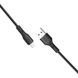 Кабель XO (USB to Type-C) 3A NB230 Rock Series &ndash; Black (1m) 3