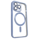 Чехол для iPhone 13 Pro Max матовый Shining with MagSafe с защитными линзами на камеру Sierra Blue