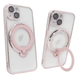 Чохол для iPhone 14 Plus Clear Shining Holder with MagSafe Rose Gold