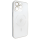 Чехол для iPhone 12 Pro Max - AG Titanium Case with MagSafe с защитой камеры White
