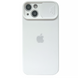 Чохол Silicone with Logo hide camera, для iPhone 13 (White)