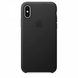 Кожаный чехол Leather Case Black для iPhone X/Xs