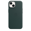 Кожаный чехол Leather Case with MagSafe Forest Green для iPhone 14