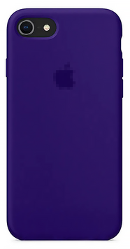 Чехол Silicone Case для iPhone 7/8 FULL (№30 Ultraviolet)