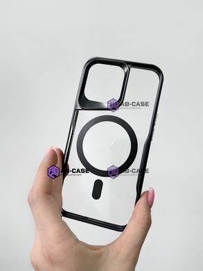 Чехол для iPhone 15 Pro Max Metallic Shell with MagSafe, Titanium Black