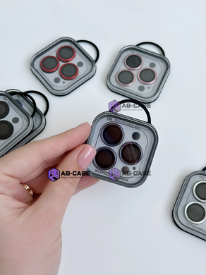 Захисні лінзи на камеру iPhone 15 Pro Max Metal Glass Lenses Deep Purple