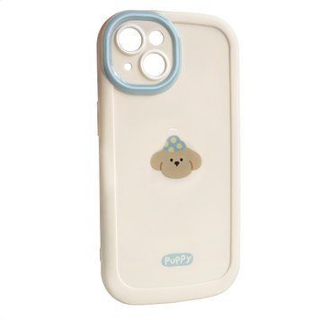 Чехол для iPhone 14 Plus : Paws Case (Puppy - Cream)