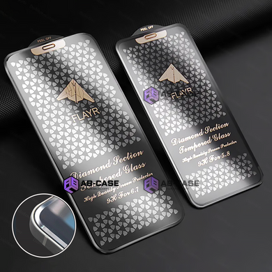 Захисне скло Flayr на iPhone 12|12 Pro Diamond 5D (тех.пак)