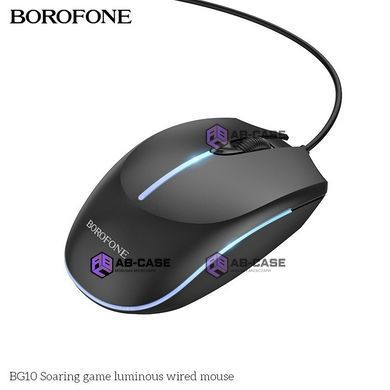 Дротова Мишка BOROFONE BG10 USB &mdash; Black