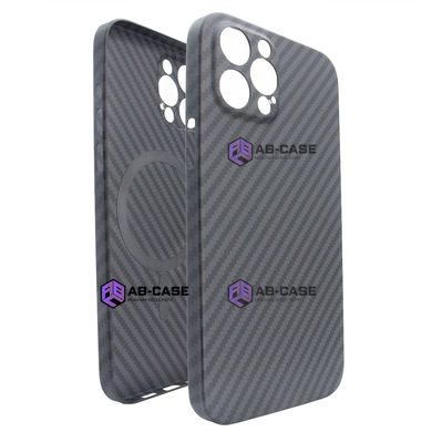 Чохол для iPhone 16 Pro Max PC Carbon MagSafe - Black
