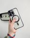 Чехол Shining with MagSafe для iPhone 12 Pro Max с защитными линзами на камеру Deep Purple 3