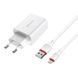 Зарядное устройство 18W (1 USB) BOROFONE BA21A Long QC3.0 с кабелем USB - Micro USB (White) 2