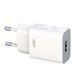 Зарядное устройство 2,4A (1 USB) XO L99 с кабелем USB - Micro USB (White) 1