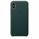 Шкіряний чохол Leather Case Forest Green на iPhone X/Xs
