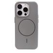 Чохол для iPhone 15 Pro Max : Grain Silicone with MagSafe &ndash; Gray