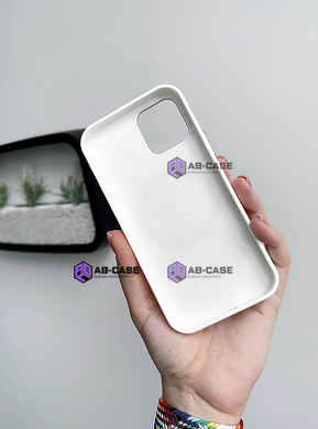 Чехол для iPhone 14 Silicone case with MagSafe Metal Camera Glycine
