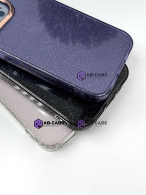 Чехол для Phone 15 Pro Sparkle Case c блёстками Purple
