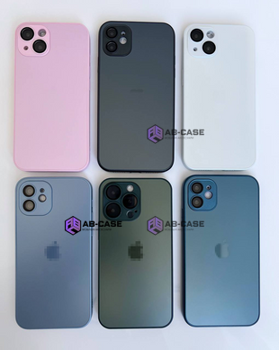 Чехол для iPhone 11 Pro Max : стеклянный матовый AG Glass with MagSafe с защитой камеры &ndash; Sierra Blue