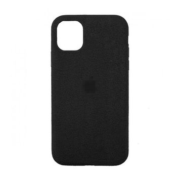 Чехол Alcantara FULL для iPhone (iPhone 11, Black)