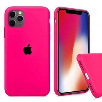Чехол Silicone Case для iPhone 11 pro Max FULL (№47 Hot Pink)