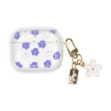 Чехол для AirPods Pro &mdash; Charmed Collection "Violet & White Flowers"